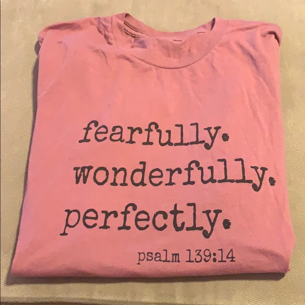 Pink Short Sleeve Graphic Tee